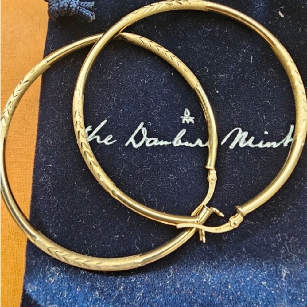 10k gold hoop earring… they will looks stunning next to your face